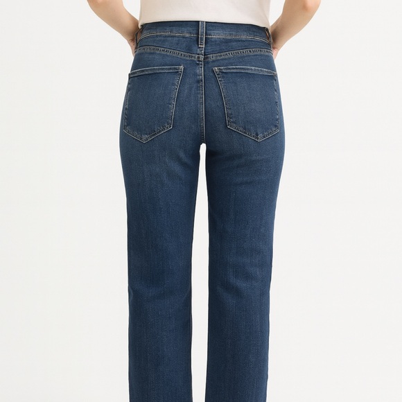 Zara Dark Blue Flare Jeans - Picture 2 of 7